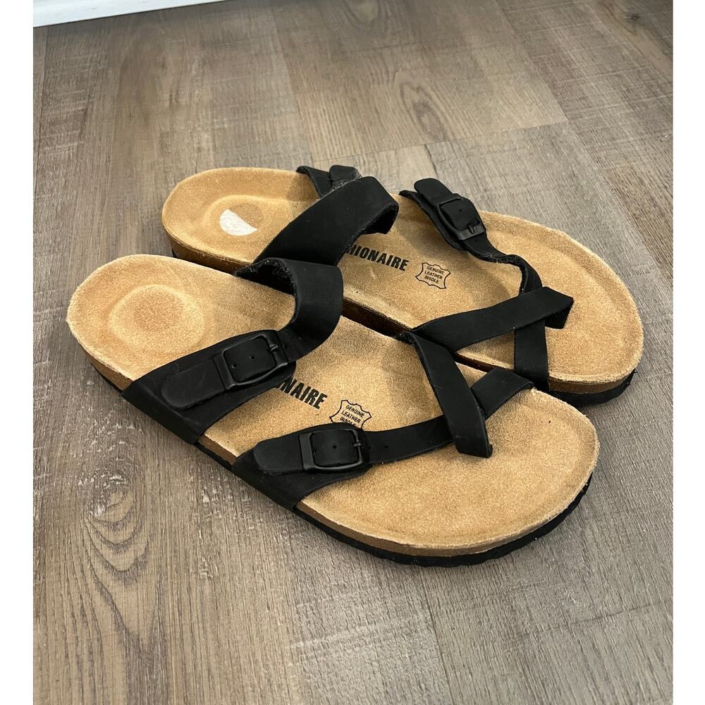 NWOT Women's Strappy Cushion Sandals